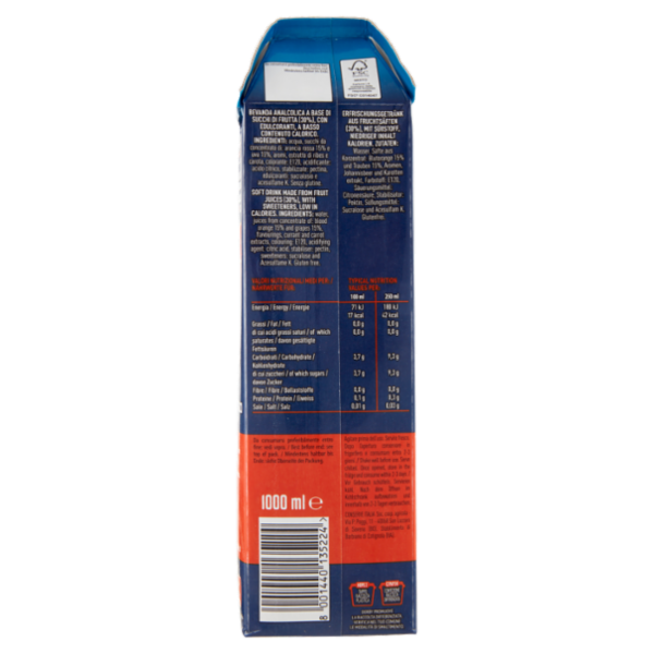 Derby blue zero arancia rossa 1000 ml
