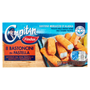 Capitan Findus 8 Bastoncini Di Merluzzo In Pastella 224 g