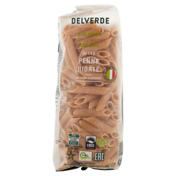Delverde Integrale Biologica No 145 Penne Rigate 500 g