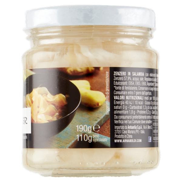 Arnaboldi Sushi Ginger alla Giapponese zenzero in salamoia per sushi 190 g