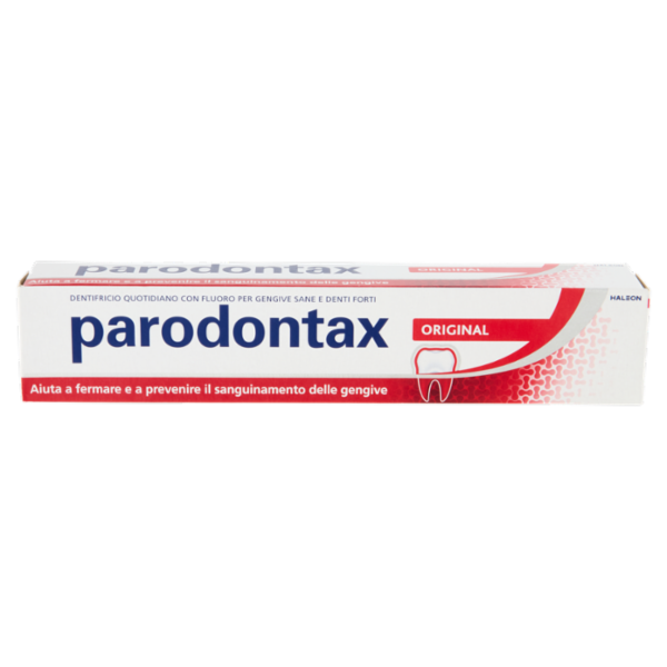 Parodontax Original Dentifricio quotidiano con fluoro per gengive più sane e denti forti 75 ml