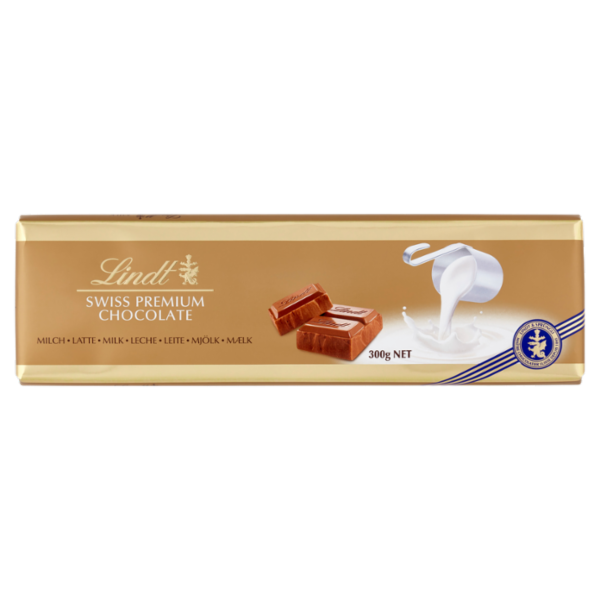 Lindt Gold Tavoletta Cioccolato al latte Maxi formato 300 g