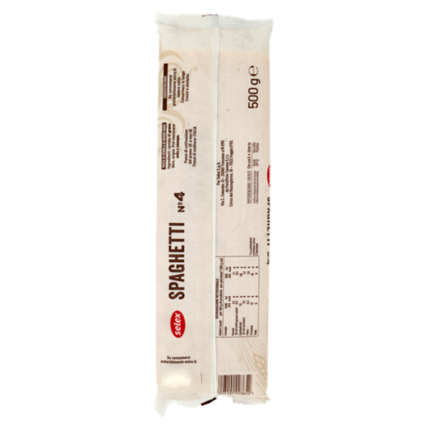 Selex Pasta di Semola Trafilata al Bronzo Spaghetti 500 g