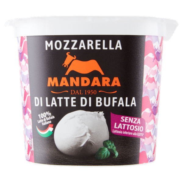 Mandara Mozzarella di Bufala Senza Lattosio 200 g