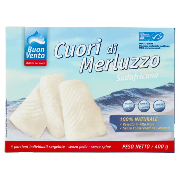 Buon Vento Cuori di Merluzzo Sudafricano 400 g