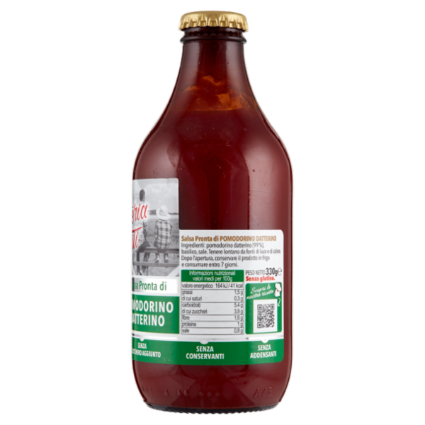 Masseria Raciti Salsa Pronta di Pomodorino Datterino 330 g