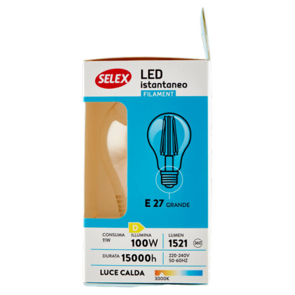 Selex Lampadina Led SMD Goccia E27 11W