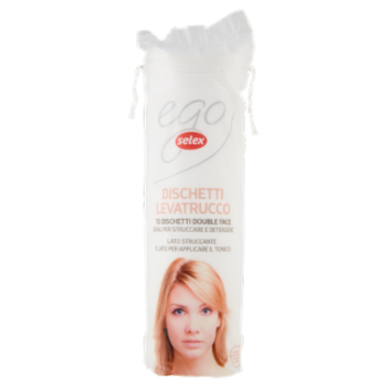 Selex Ego Dischetti Make Up Double Face 70 Pezzi