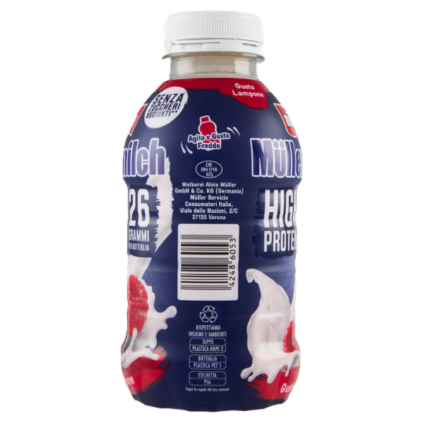 müller Müllermilch High Protein Gusto Lampone 400 g