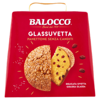 Balocco Glassuvetta Panettone Senza Canditi 700 g