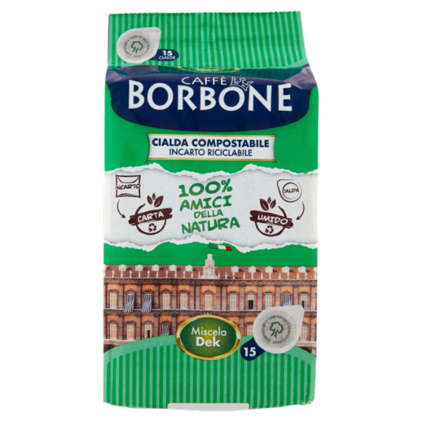 Caffè Borbone Miscela Dek Cialda Compostabile 15 x 7,2 g
