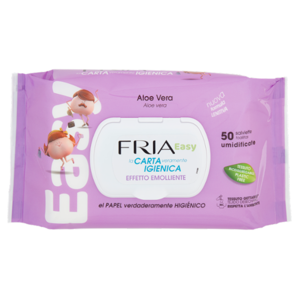 Fria Easy la Carta Veramente Igienica Effetto Emolliente 50 pz