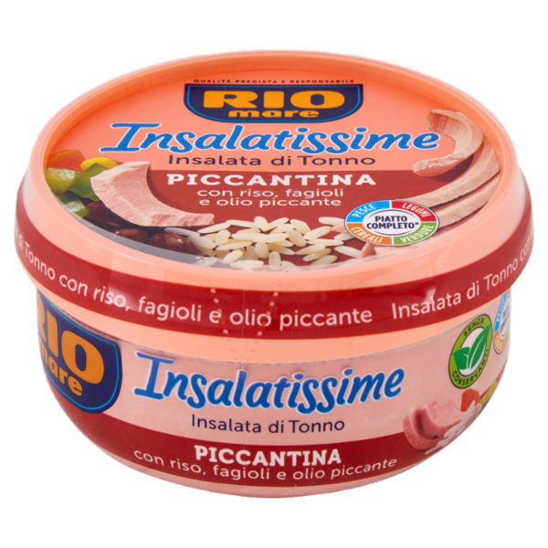 Rio mare Insalatissime Insalata di Tonno Piccantina con riso, fagioli e olio piccante 200 g