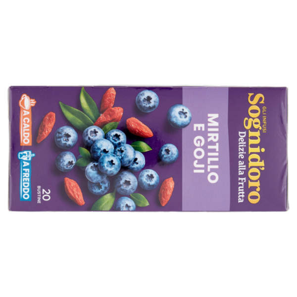 Sognid'oro gli Infusi Delizie alla Frutta Mirtillo e Goji bustine 20 x 2,5 g