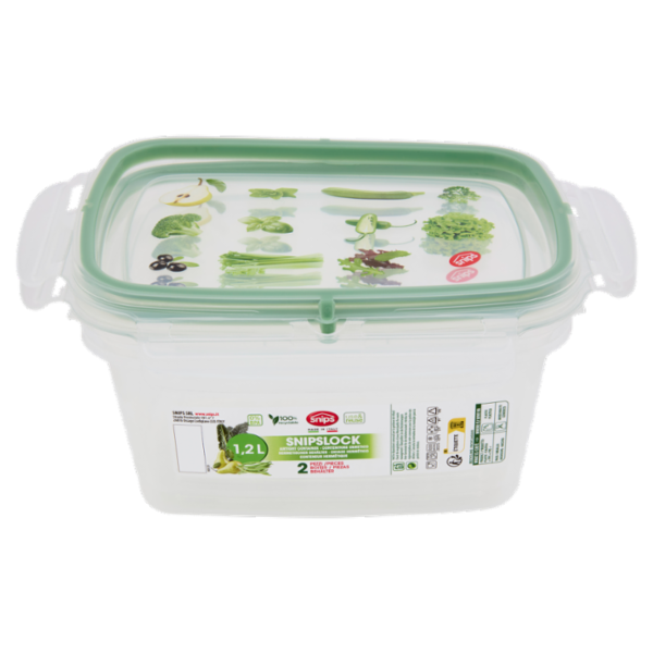 snips Contenitore Ermetico 1,2 L 2 pz