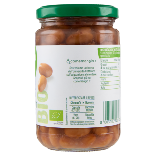 Selex Natura Chiama Fagioli Borlotti Lessati Italiani Biologici 300 g