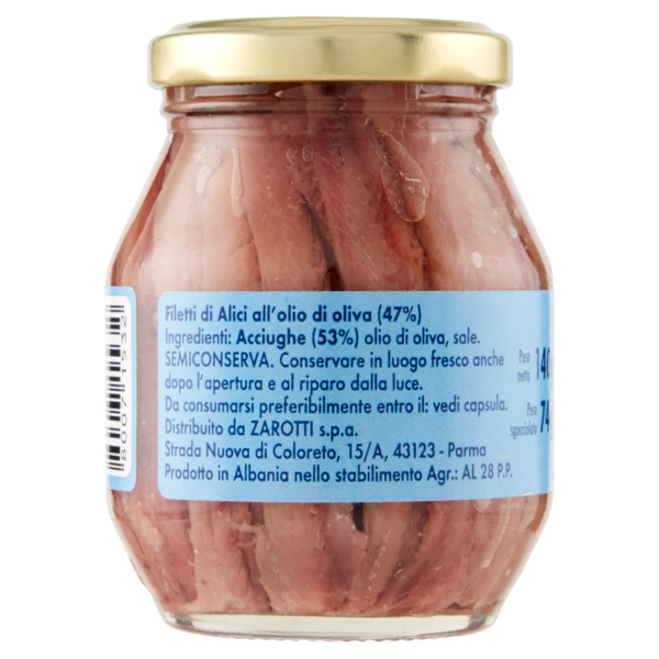 Sipa Filetti di Alici all'Olio di Oliva 140 g