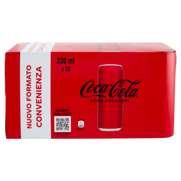 Coca-Cola ZERO lattina sleek 10 x 33cl