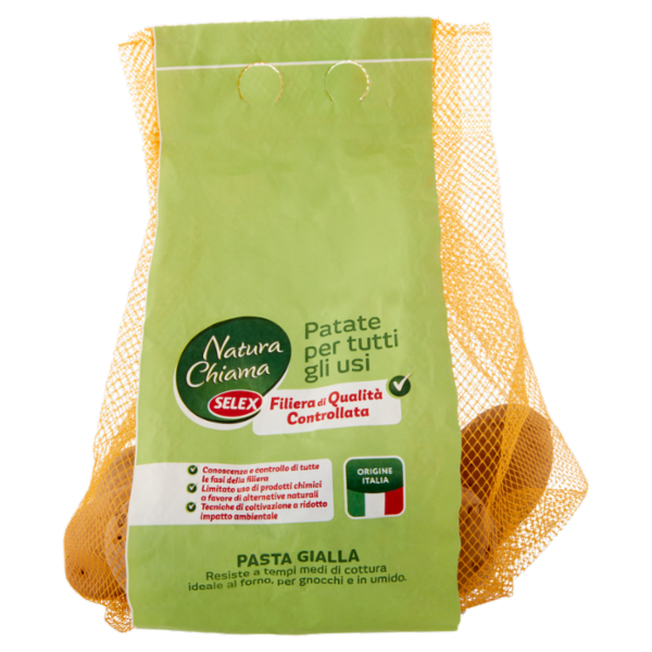 Selex Natura Chiama Patate per Tutti gli Usi Pasta Gialla 1,5 kg