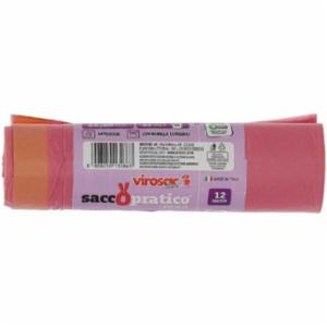 Virosac Saccopratico Rosa 55x65 Cm 12 Pezzi