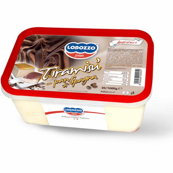 Lobozzo Gelati Tiramis� Con Pan Di Spagna 1000 G