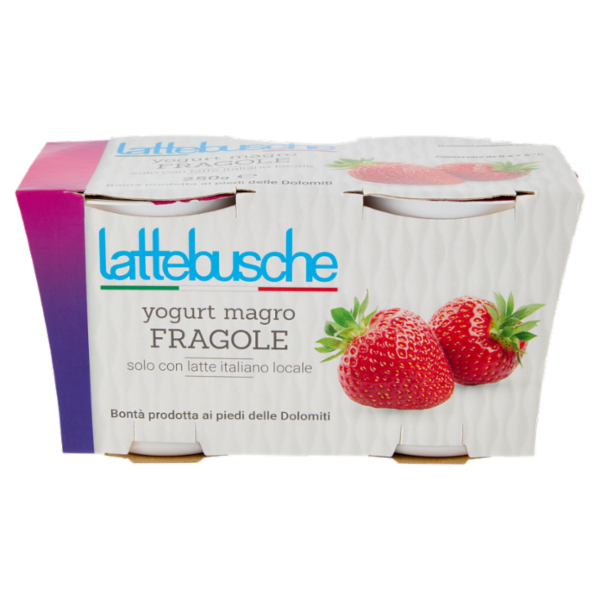 lattebusche yogurt magro Fragole 2 x 125 g