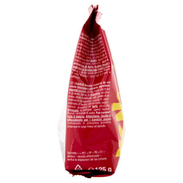 Lorenz Nic Nac's Arachidi sgusciate tostate ricoperte da un croccante guscio piccante 125 g