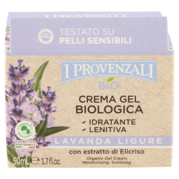 I Provenzali Bio Crema Gel Biologica Lavanda Ligure 50 mL