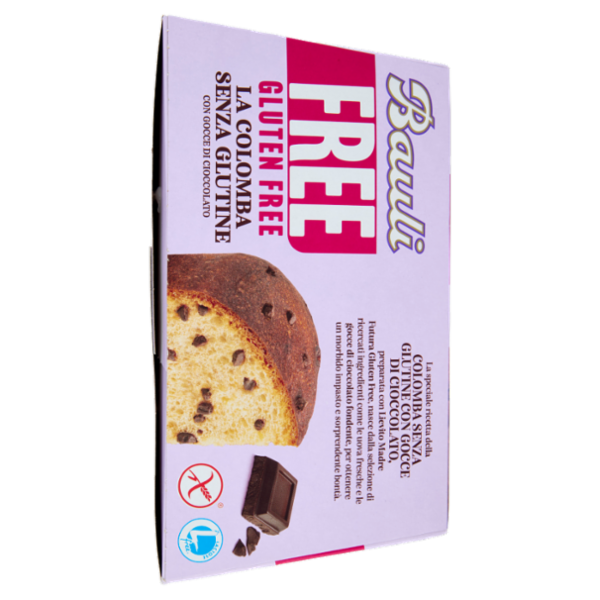 Bauli Free Gluten Free la Colomba Senza Glutine con Gocce di Cioccolato 450 g