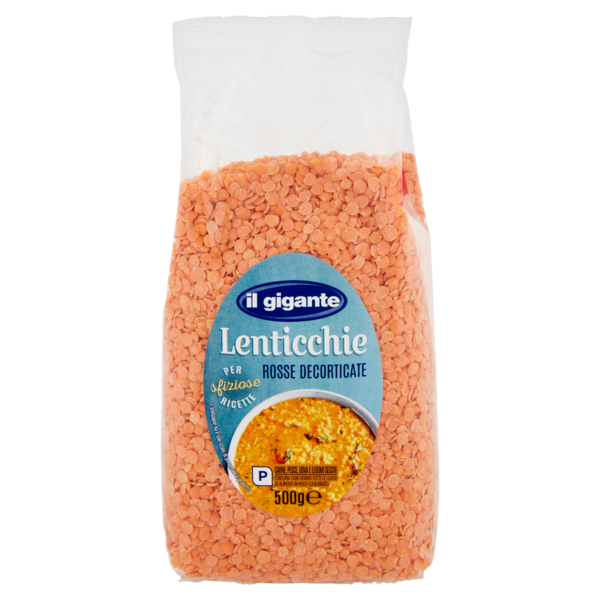 IL GIGANTE Lenticchie Rosse Decorticate 500 g