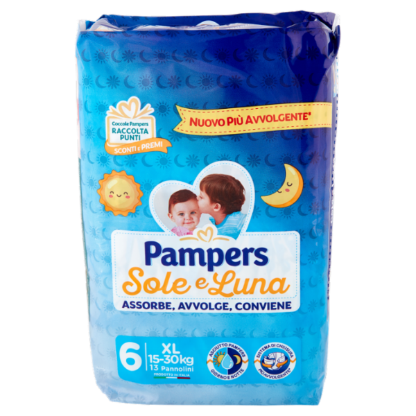 Pampers Sole e Luna 6 XL 13 pz