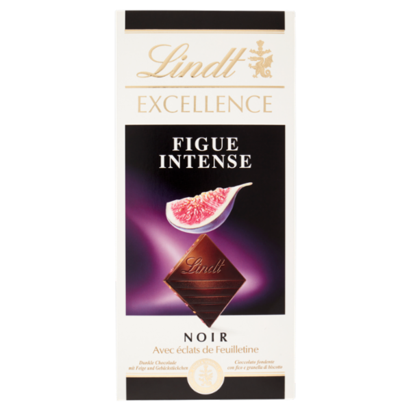 Lindt Excellence Tavoletta Cioccolato Fondente Fico 100 g