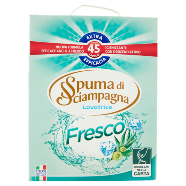 Spuma di Sciampagna Fresco Lavatrice 2,025 Kg
