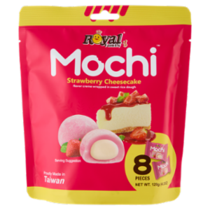 Royal Family Mochi Strawberry Cheesecake 8 Pieces 120 g