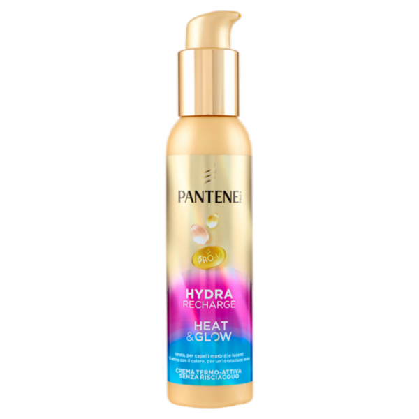 Pantene Pro-V Hydra Recharge Heat & Glow Crema Termo-Attiva Senza Risciacquo 135 ml