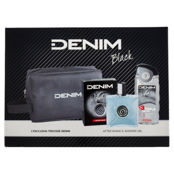 Denim Black Trousse Denim After Shave 100 ml + Shower Gel 250 ml