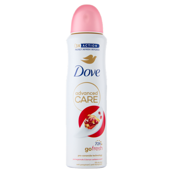 Dove advanced Care go fresh pomegranate & lemon verbena scent anti-perspirant 150 ml