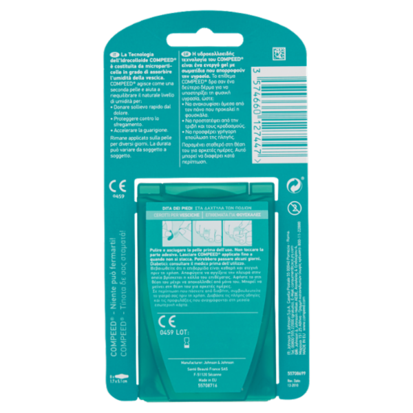 Compeed Cerotti per Vesciche Dita dei Piedi 8 pz
