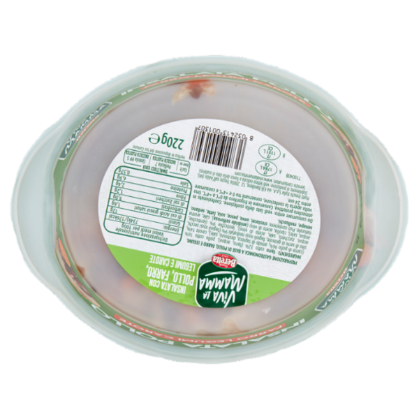 Viva La Mamma Insalata Pollo Farro Legumi Carote 220 g