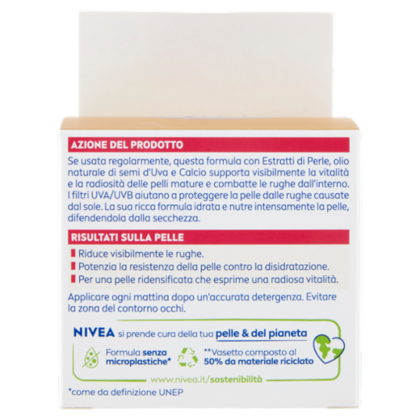 Nivea Vital Anti-Rughe Crema Giorno Rivitalizzante Pelli Mature 50 ml