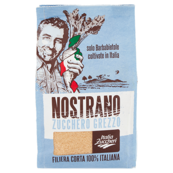 Italia Zuccheri Nostrano - Zucchero grezzo di barbabietola 750g