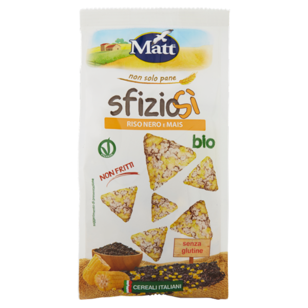 Matt non solo pane sfizioSì Riso Nero e Mais bio 60 g