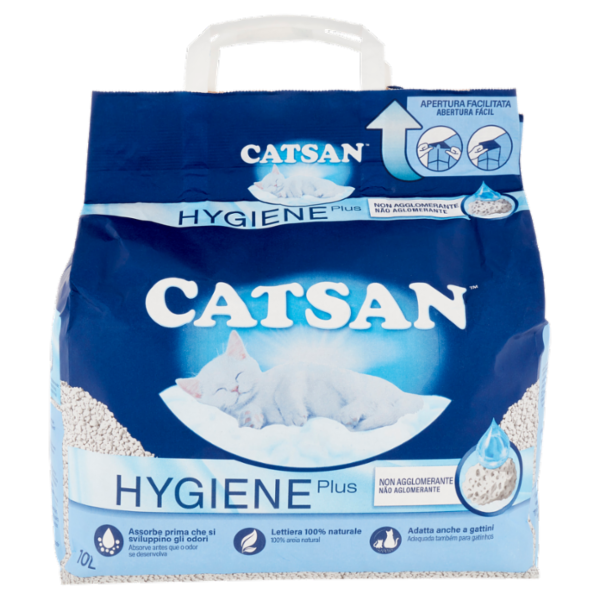 Catsan Lettiera Gatto Hygiene Plus 10 L
