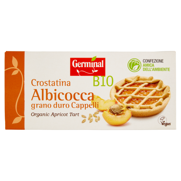 Germinal Bio Crostatina Albicocca grano duro Cappelli 4 x 50 g