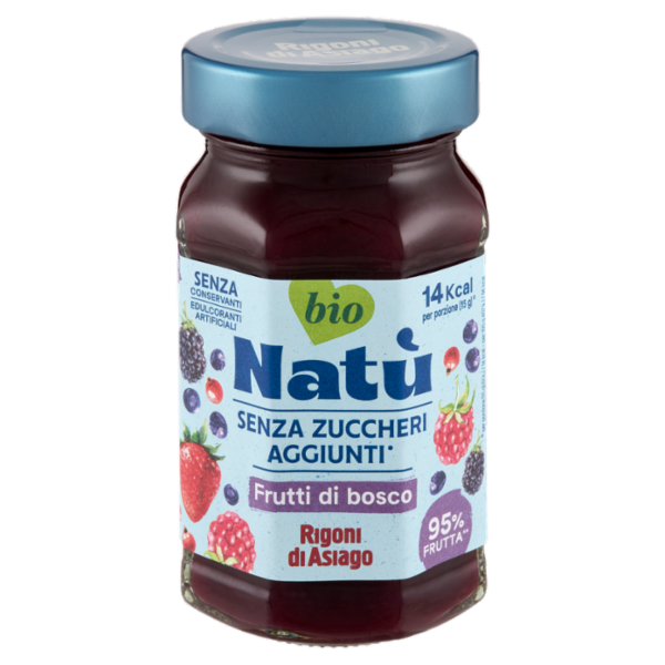 Rigoni di Asiago Natù Senza Zuccheri Aggiunti° Frutti di bosco bio 240 g