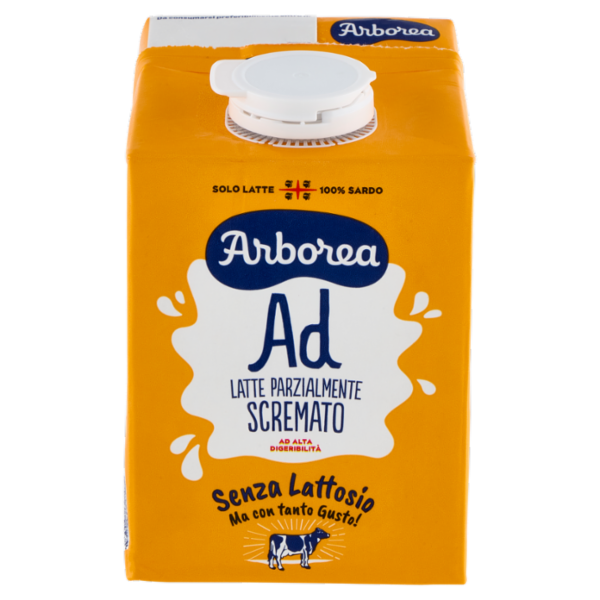 Arborea Ad Latte Parzialmente Scremato ad Alta Digeribilità Senza Lattosio 500 ml