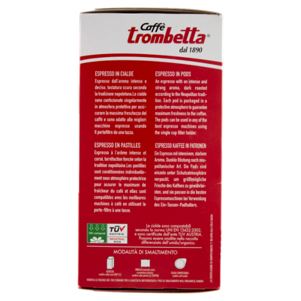 Caffè trombetta più Intenso! Espresso in Cialde Monodose 15 Cialde 105 g