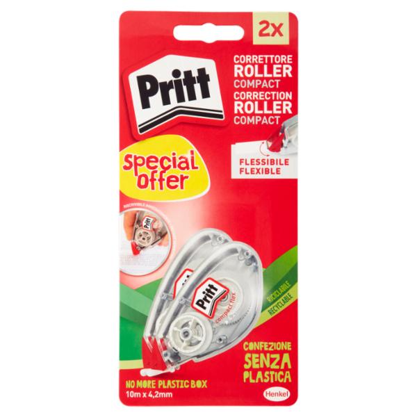 PRITT correttore Roller Compact 4,2mm 10m 2 pz