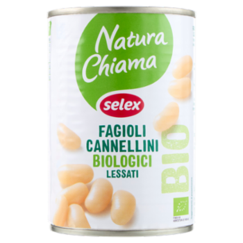 Selex Natura Chiama Fagioli Cannellini Lessati Biologici 400 g