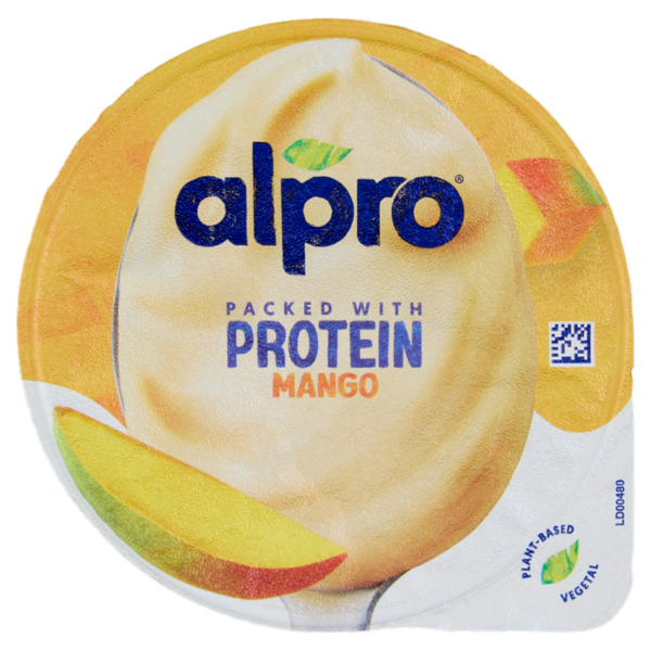 ALPRO GREEK STYLE, Alternativa Vegetale allo Yogurt, Mango&Maracuja,Naturalmente Senza Lattosio,135g